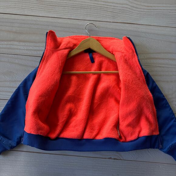 VTG 80s Patagonia Kids Toddler Size 4/5 Bomber Fleece Lined Jacket Made in USA - Picture 5 of 10
